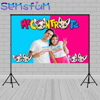

ME CONTRO TE Backdrop for Photo Studio Photography Background Custom Children Birthday Backdrops Custom Photocall Banner 7x5ft