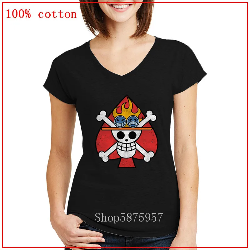 Ace Веселый Роджер одна деталь Короля Пиратов удобные подходит всем хлопковые