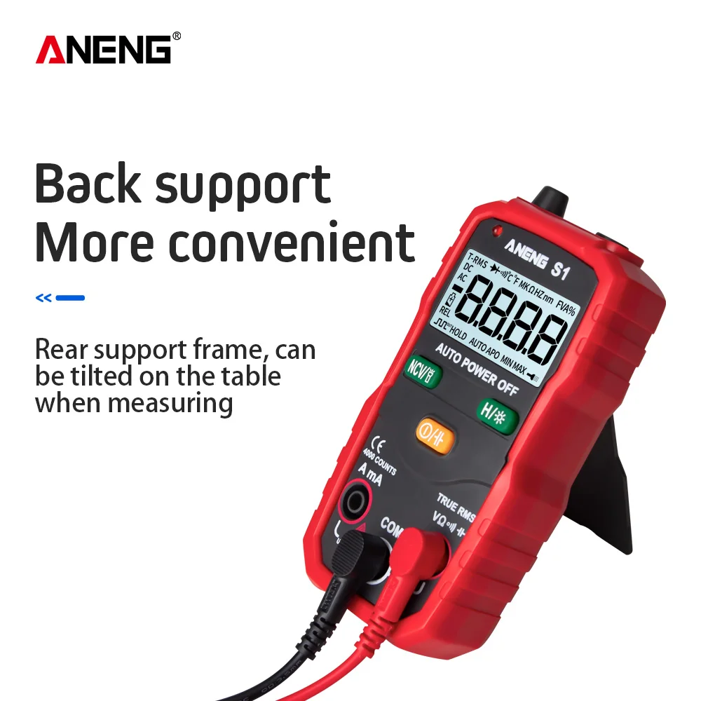 ANENG S1 Digital Multimeter True RMS Auto Range Professional LCD automatic Smart Multimeters Voltage Ammeter Tester