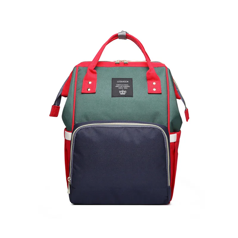 LEQUEEN рюкзак для мамы Большая вместительная сумка для подгузников, мам Сумка для беременных сумка для прогулки с ребенком женский туристический рюкзак модная детская сумка для ухода за ребенком - Цвет: 7