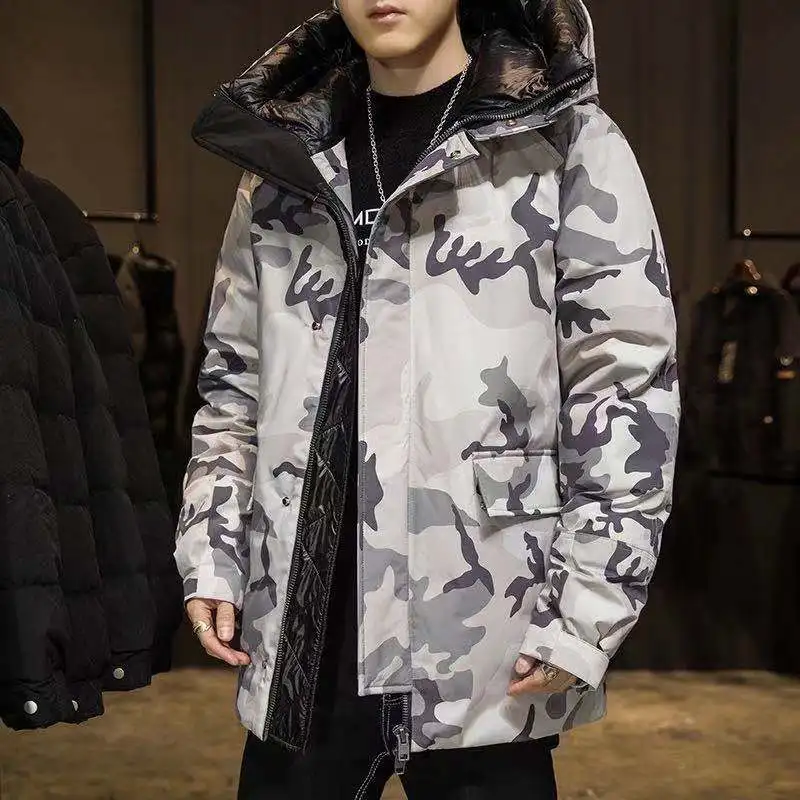 2021  NEW arrival High Quality  Wholesale Thick Lovers' Outdoor Winter Thicken Duck Down Coat Casual Slim Overcoat Fashion