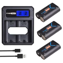 3 шт аккумуляторная батарея Xbox One+ ЖК-Зарядное устройство USB для One/Xbox One S/Xbox One X/Xbox One Elite беспроводной контроллер