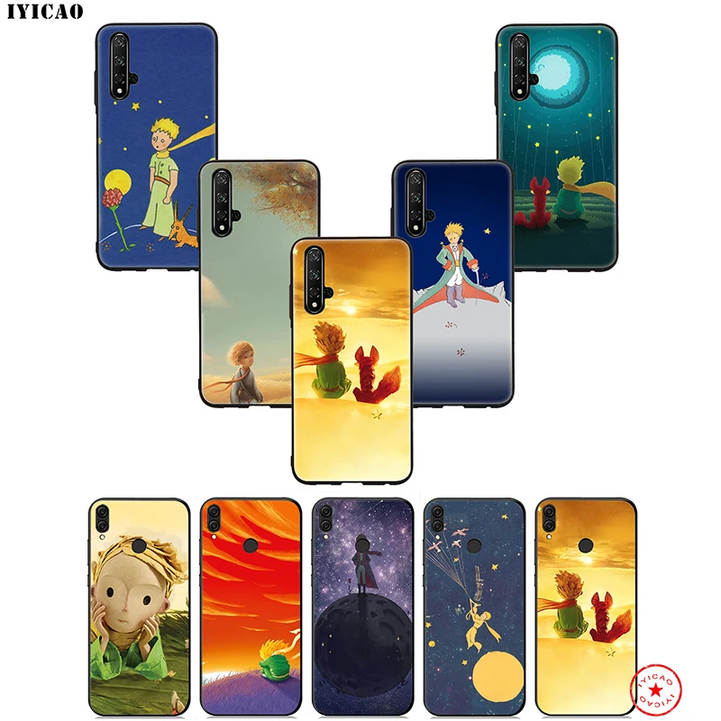 Мягкий чехол IYICAO Маленький принц для Huawei Honor 20 10 9X 9 8C 8X 8 7X 7C 7A 6A Nova 5i 4 3i 2 2i Lite Pro View Note