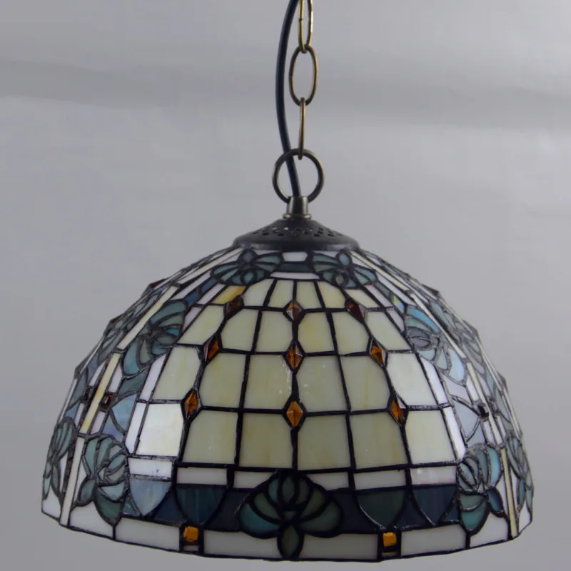 

European Modern Mediterranean Creative Tiffany Stained Glass Bedroom Phoenix Bead Baroque Living Room Chandelier deco maison
