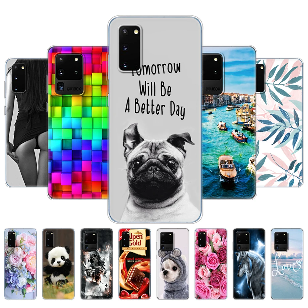 Per Samsung S20 Custodia 6.5 "Silicon Soft Per Samsung Galaxy S20 Plus Cover Per Telefono Per Samsung Galaxy S20 Ultra Samsung Galaxy S20 Fe