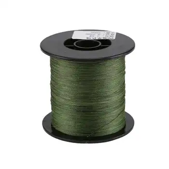 

500M 30LB-100LB fishing Line strength PE Braided 4 Strands Sea Fisher Green AU