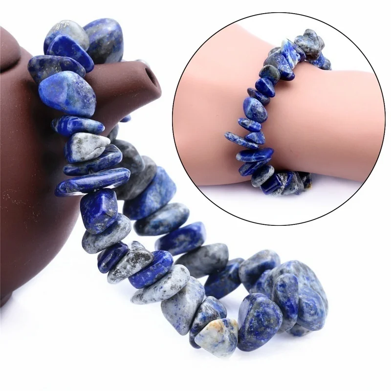 Bracciale Bohémien Avvolgibile Gleamart In Pietra Naturale E Lega - Gioiello Chakra Per Donna