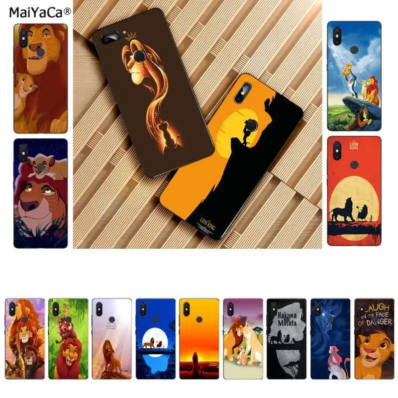 MaiYaCa Lion king Hakuna Matata рукоделие принт рисунок чехол для телефона чехол для Xiaomi 8 9 se Redmi 6 pro 6A 4X7 note 5 7