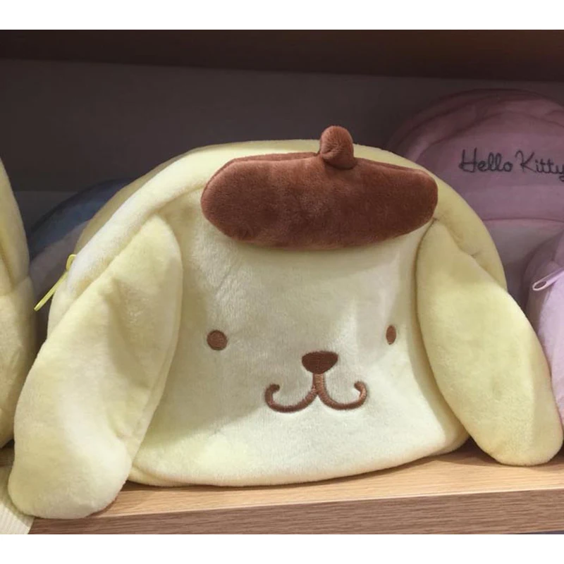Original Miniso Sanrio Plush Backpack Hello Kitty Pom Pom Purin My Melody  Ladies Double Shoulder Bag Children's Coin Purse Gift - Movies \u0026 Tv -  AliExpress