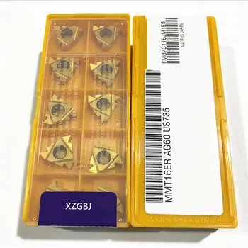 

30pcs MMT16ER AG60 US735 MMT 16ER CNC Carbide Inserts Thread Turning tool machine cutting tools Milling cutter