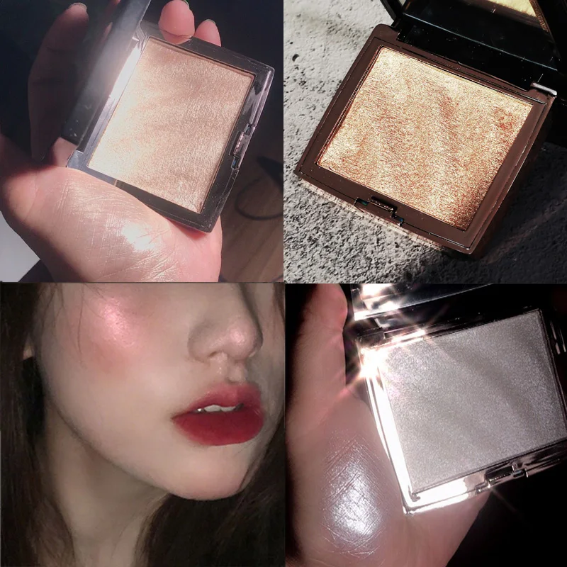 

3 Color Glitter Highlighter Palette Holographic Shimmer Powder Face Eye Body Cosmetics Makeup Bronzer Highliter Glow Eyeshadow