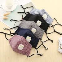 Non-disposable Breathable PPE Valve Pluggable Gasket Mask Men and Women Anti-fog Proof Activated Carbon Filter Cotton Mask 1