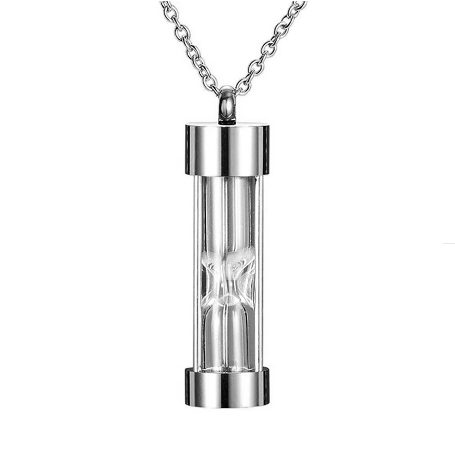Time Memory Hourglass Glass Cremation Jewelry Urn Necklace for Ashes Pendants Cremation Jewelry Keepsake Memorial 5