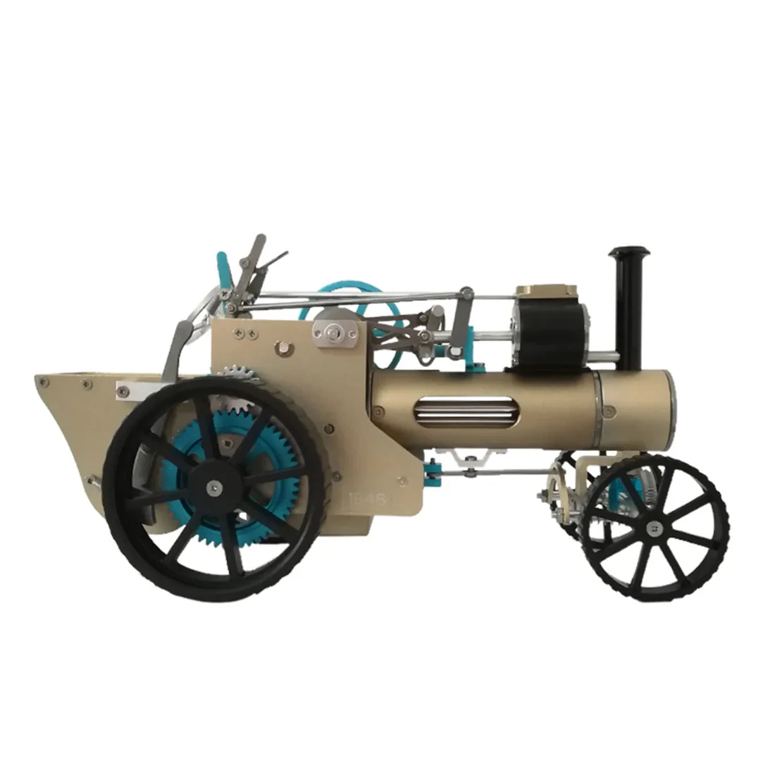 Creative All-Metal Retro Car Model High Challenge Assembled Electric Model Kit