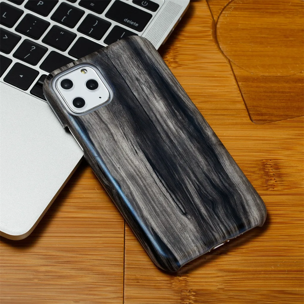 Mosunx для iPhone 11 Pro 5,8 дюйма/Макс дюйма Мягкий Деревянный гибкий ТПУ ударопрочный чехол защищает ваш телефон от царапин - Цвет: Небесно-голубой