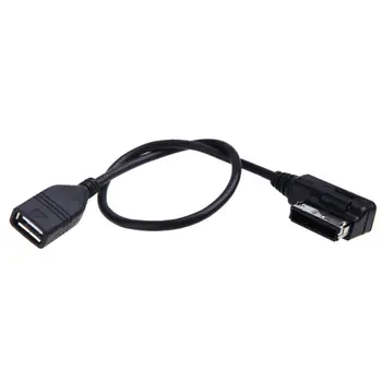 

For A3 A4 A5 A6 A7 A8 Q5 Q7 R8 USB Music Interface AMI MMI Aux Cable 29cm In Length, With Wire Diameter 5mm