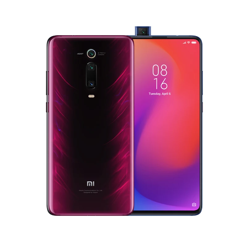 Глобальная версия Xiaomi mi 9T 9 t Red mi K20 6GB 128GB Snapdragon 730 смартфон 48MP камера всплывающая фронтальная камера 6,3" полный экран NFC 4000mah - Цвет: Red