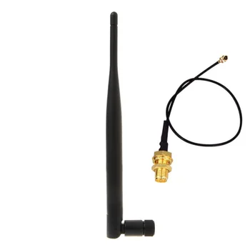 

1PC Indoor 5G WiFi antenna 5dB Aerial SMA male wireless 4G clear digital wifi router radio WLAN Amplifier satellite dish