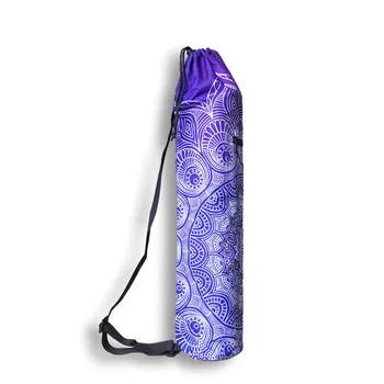 

Yoga Mat Bag Exercise Gym Carry Bag Durable Waterproof Oxford Cloth Portable Storage Bag with Pockets Adjustable Shoulder Strap