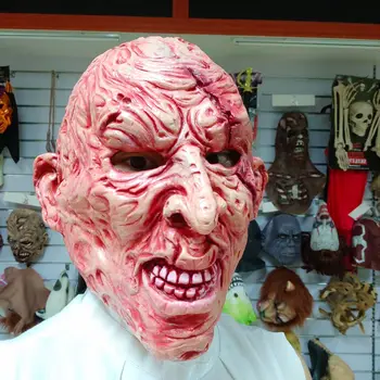 

Freddy Krueger Latex Mask Costumes Adult Party Costume Friday The 13th Killers Jason Horror Movies Scary Masks Headgear