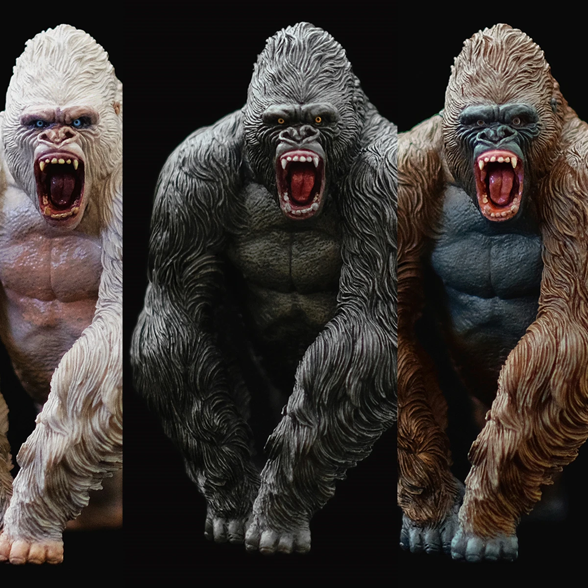 Rebor 1 35アルファ男性マウンテンゴリラberingeiフィギュアhominidaeオランウータン現実的なpvcコレクターおもちゃ動物モデルギフト大人 Null Aliexpress