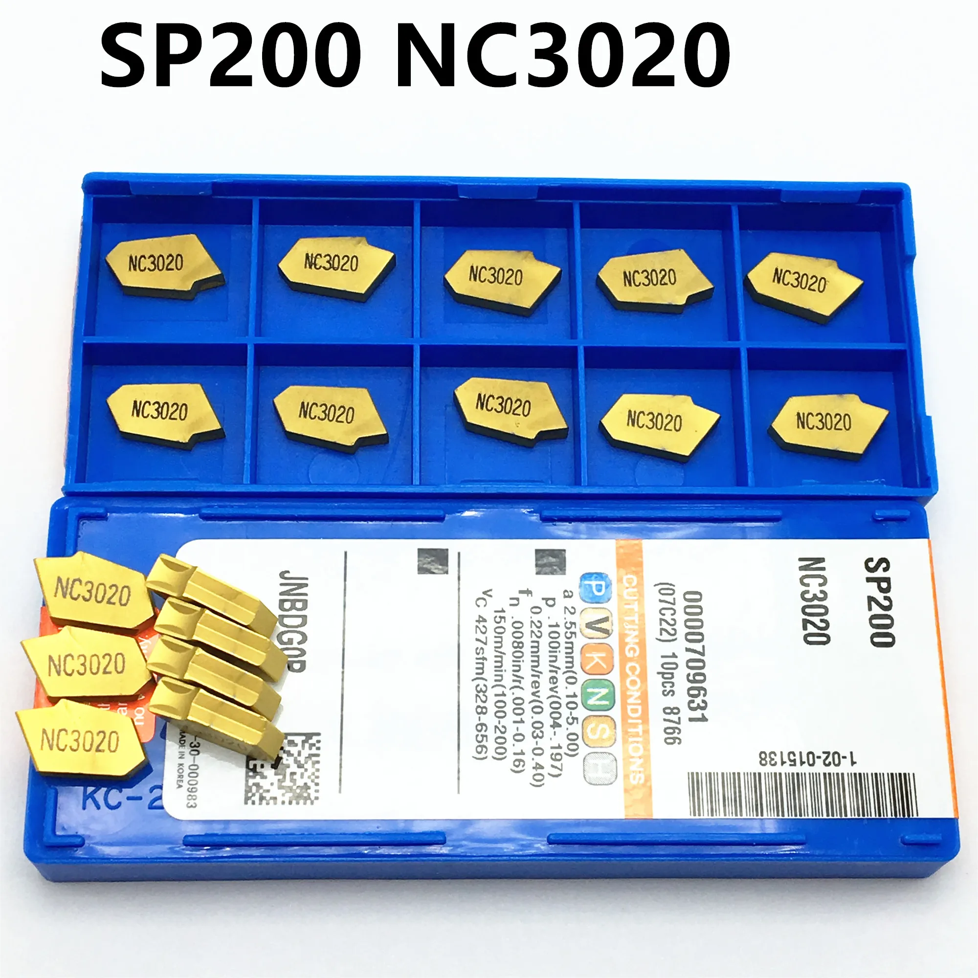 

20PCS SP200 NC3020 Insert Carbide ZQ2020 Tool ZQ2525 Groove Tool Holder Lathe Tool Turning Tool Separation and Slotting Blade