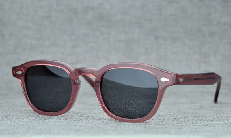 Ацетатные солнцезащитные очки с Lemtosh от Johnny Depp, мужские и женские, квадратные, поляризационные, солнцезащитные очки, Ретро стиль, солнцезащитные очки, UV400 Oculos De Sol