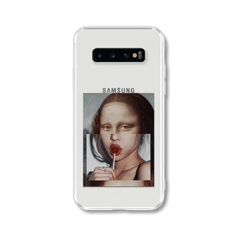 Художественные картины Рождение Венеры чехол для телефона samsung S8 S9 S10 Plus S10E 5G Мона Лиза Ван Гог Забавный Чехол для S6 S7 Edge