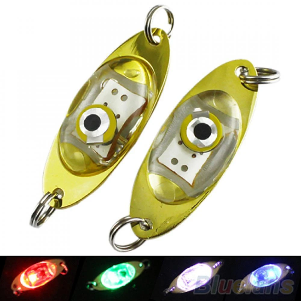LED Deep Drop Unterwasserfischen Squid Fish Lure Eye Form Blitzlampe LED Deep Drop Unterwasserfischen Squid Fish Lure Eye Form Blitzlampe