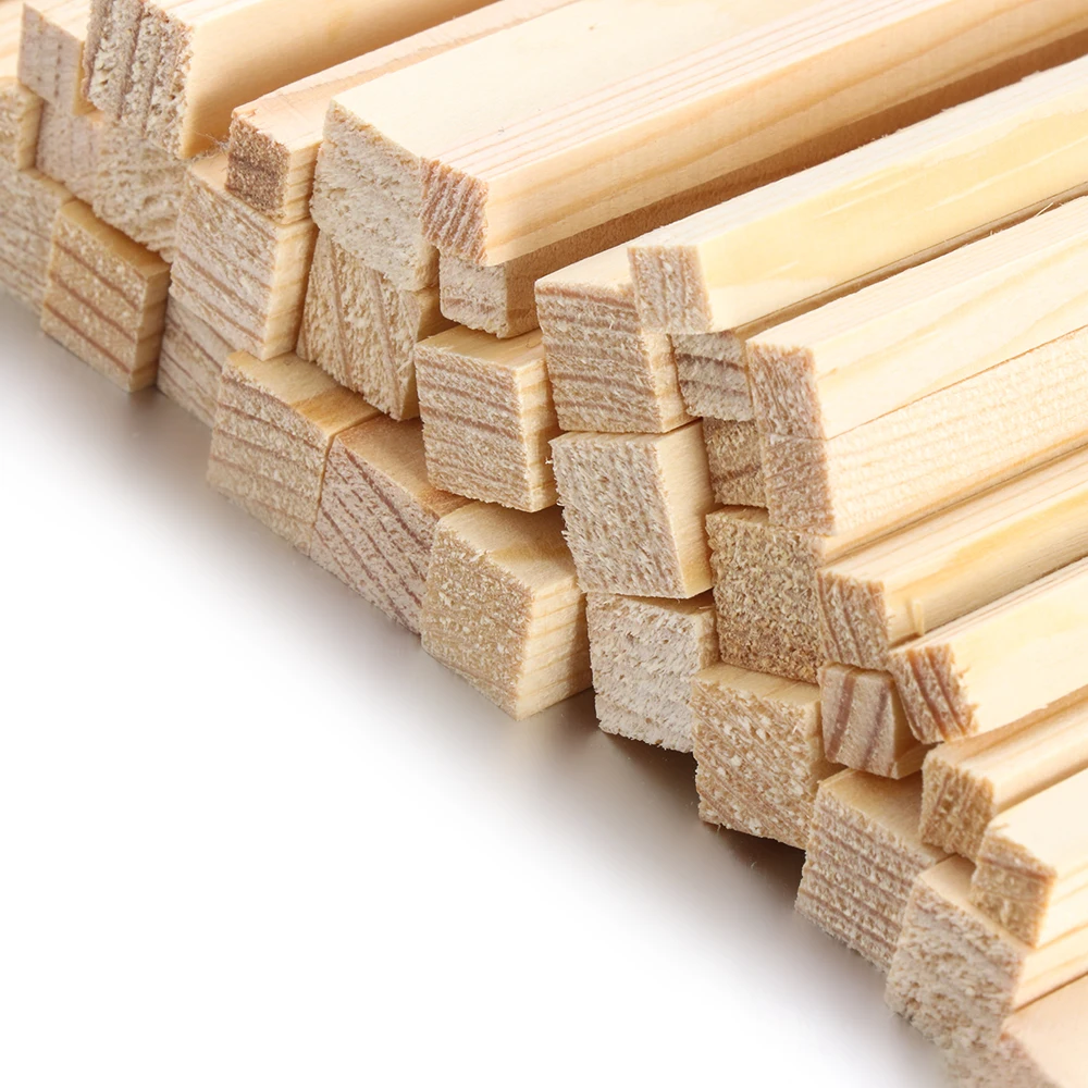 10 шт. 150 мм прочный деревянный дюбель сосновый квадратный деревянные стержни палочки Премиум для строительства модели деревообработки DIY ремесла
