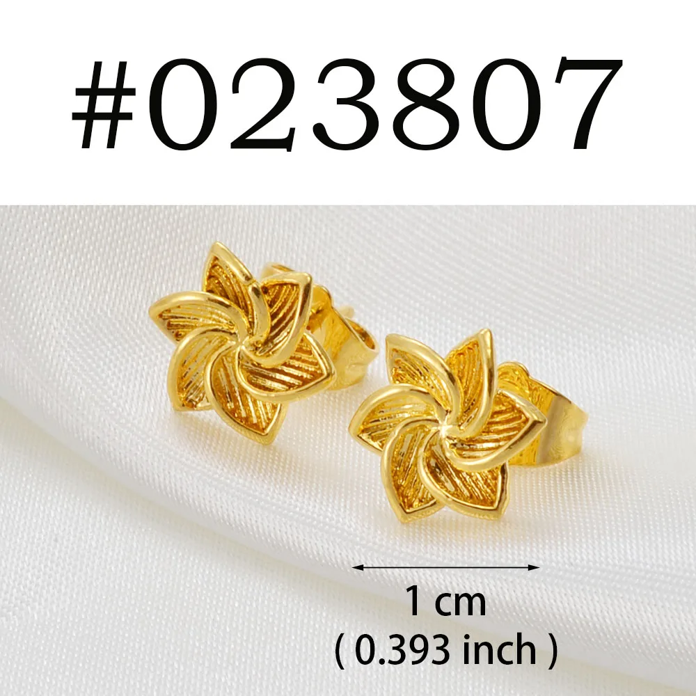 AGNI GOLD EARRINGS | Plain and Thick Earrings – San Saru