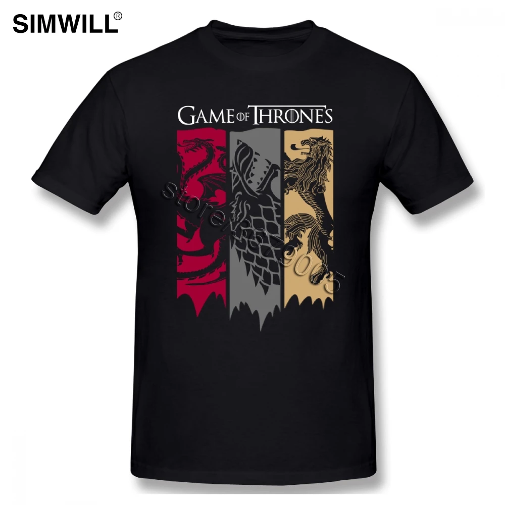 Брендовая дизайнерская футболка с надписью &quotИгра престолов&quot Fan Merch мужская