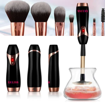 

Electric Makeup Brush Cleaner Machine USB Rechargeable Automatic Cosmetic Brushes Cleansing Make Up Brush Washer and Dryer Tool