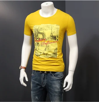 

Summer new women's street letter characters print loose short-sleeved T-shirt 28.68