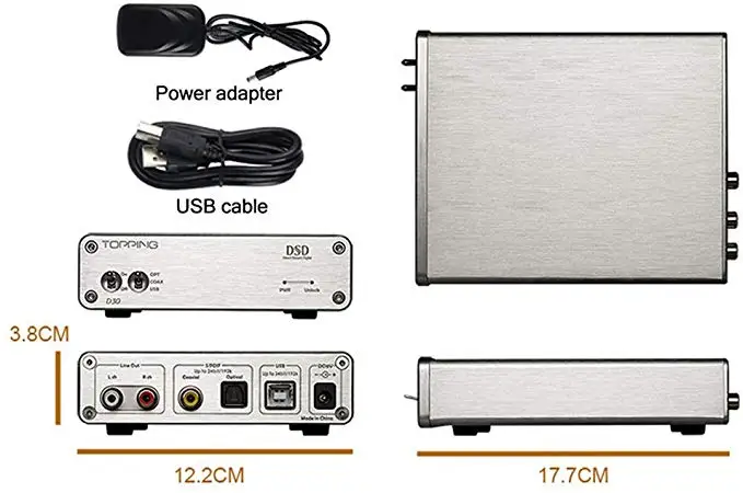 Топпинг D30 DSD аудио декодер усилитель домашний USB DAC аудио усилитель XMOS CS4398 Оптическое волокно вход Decodificador