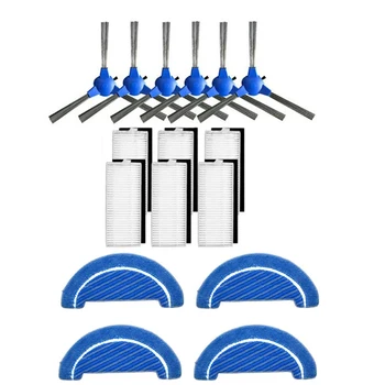 

Robot Side Brush Hepa Filter Mop Cloth for Cecotec Conga Excellence 1090 Robot Vacuum Cleaner Parts Accessories Replacement Kit
