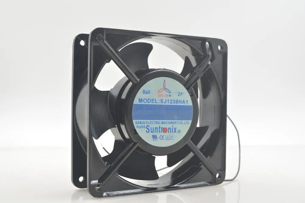 Совершенно аппарат не Привязанный к оператору сотовой связи Sanju SJ1238HA1 AC110V12038 в форме ручки с двумя шарами осевой вентилятор охлаждения вентилятор 4 дюймов