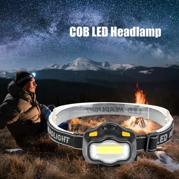 

COB LED Outdoor Headlamp 3W Camping Fishing Emergency Lamp Portable Flashlight Flash Head Lamp Torch Lantern for Hunting