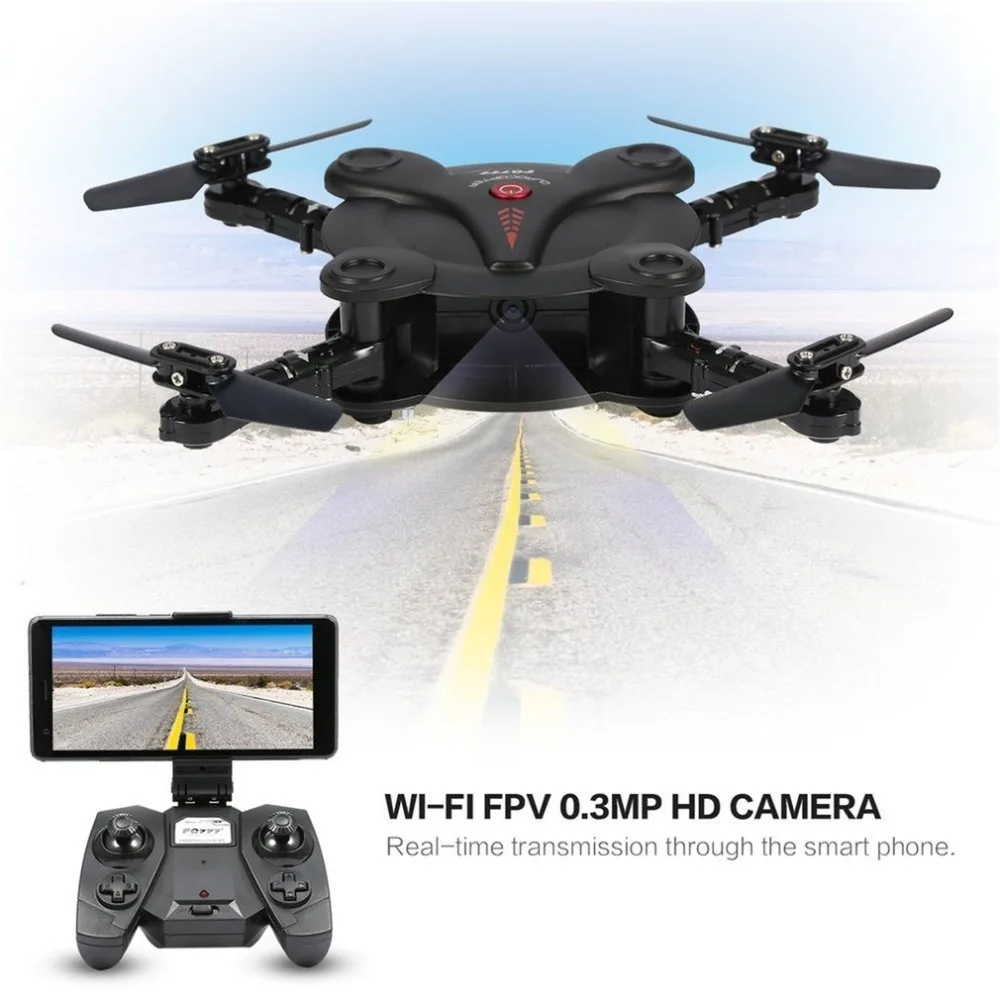 FQ777 FQ17W 2,4G 6 осевой гиростабилизированный мини скоростной Дрон Wi-Fi FPV(first person View складной RTF Квадрокоптер с дистанционным управлением с 0.3MP Камера удержания высоты «Безголовый» режим