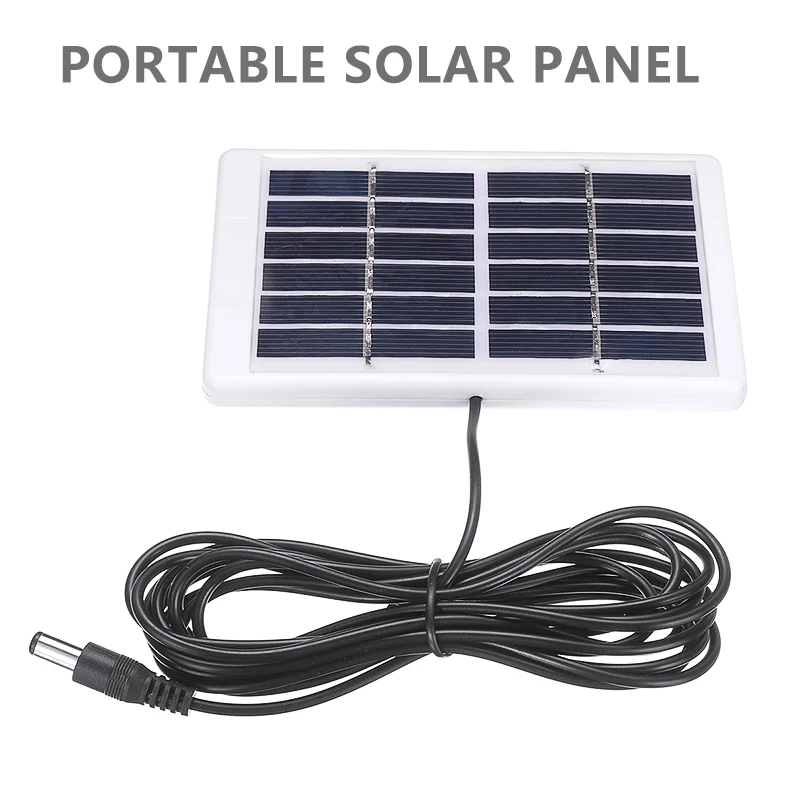 

6V 5W Mini Solar System DIY for Battery Cell Phone Charger Polysilicon Solar Battery Output Devices Suitable for Camping Hiking