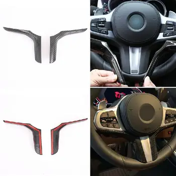 

Car Styling Interior Buttons Panel Frame Decoration Car Covers Stickers Trim For BMW M3 Carbon Fiber Auto Accessories
