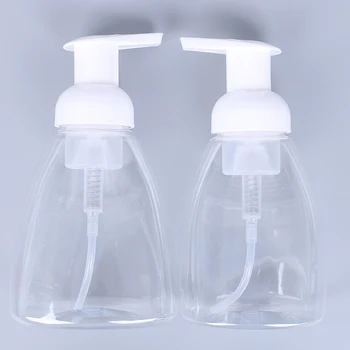 

250ml/300ml Clear Foaming Bottle Shampoo Lotion Shower Gel Foam Pump Bottles Liquid Soap Whipped Mousse Points Bottling
