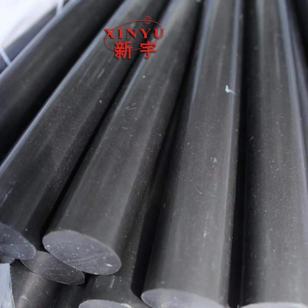 

Black Color Graphite Filled PTFE Extruded Bar, Graphite Filled PTFE Rod, Teflon Rod, Black PTFE Rod Teflon Bar