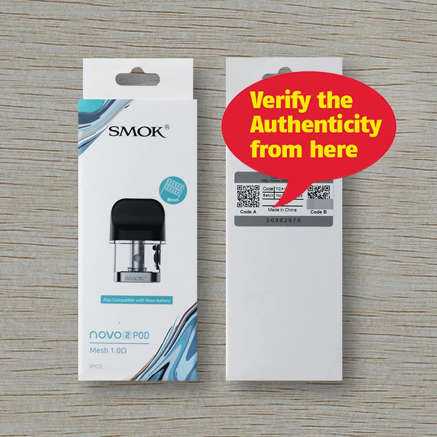 Original Vape SMOK NOVO Pod Cartridge Atomizer 2ML NOVO2 TANK Vpaorizer NOVO 2 MTL Vaporizador Mesh Coil Electronic Cigarette