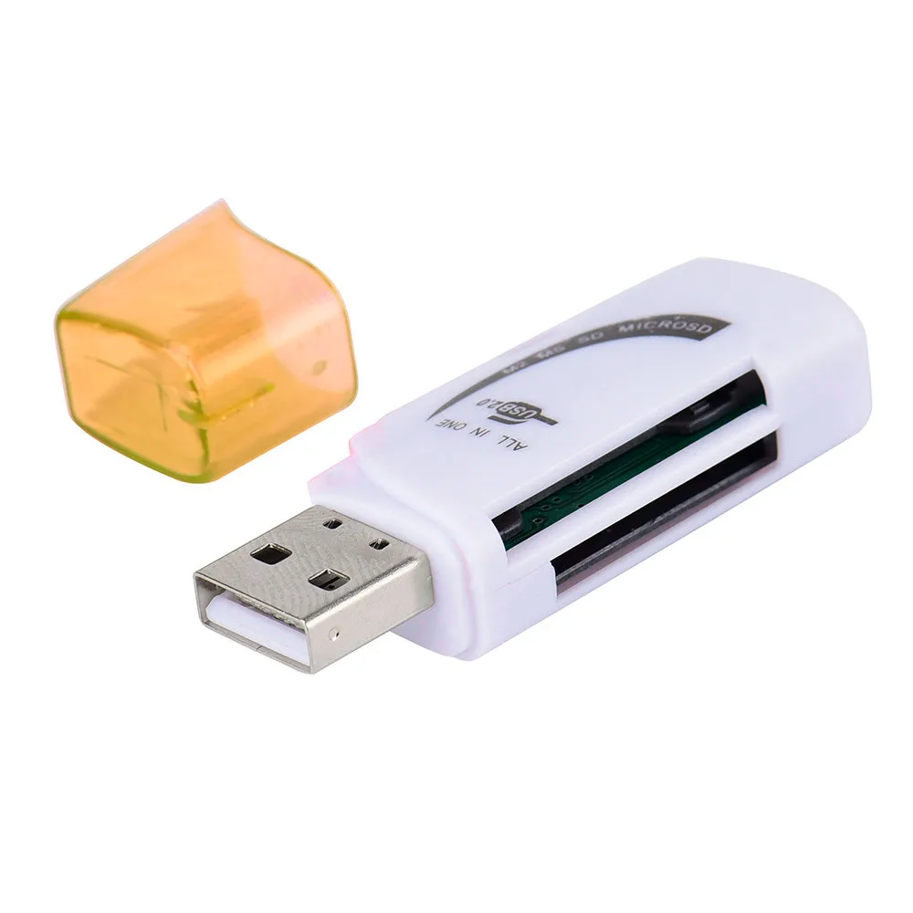Портативный считыватель карт для картридер 2 микро-sd TF M2 MS PRO DUO все в 1 USB 2,0 мульти считыватель карт памяти