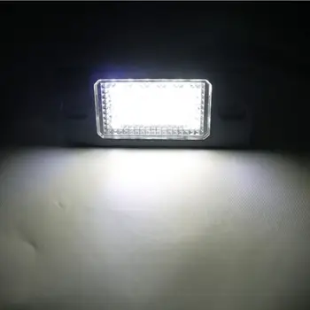 

2Pcs 12V LED License Plate Light Assembly 18 SMD 2835 Lamp Bulb Car Accessories K1AF