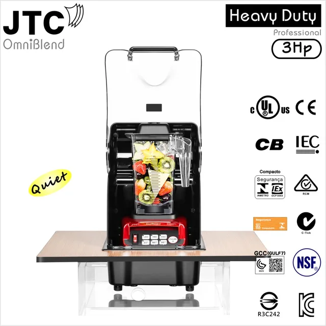 FREE SHIPPING JTC Commercial Blender with Built-in sound enclosure box,Model:TM-800AQ2,100% GUARANTEE NO. 1 QUALITY IN THE WORLD 1