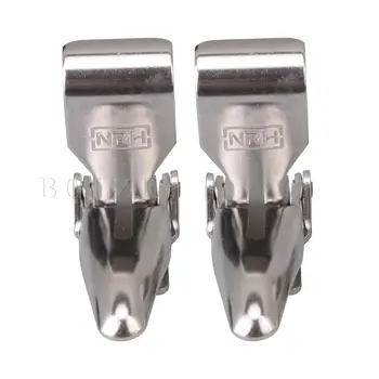 

BQLZR Silver Spring Loaded Toggle Latch Catches Hasp 101x28x55 mm Pack of 2
