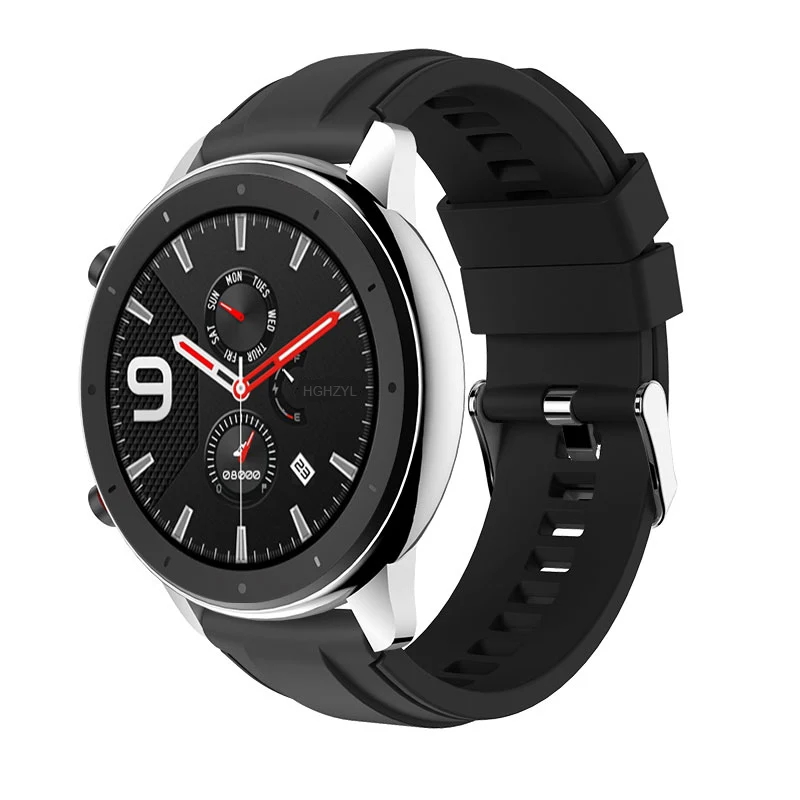 Силиконовый браслет для Huami Amazfit GTR 47 мм браслеты для Huami Amazfit Stratos 2 pace Смарт часы ремешок для часов