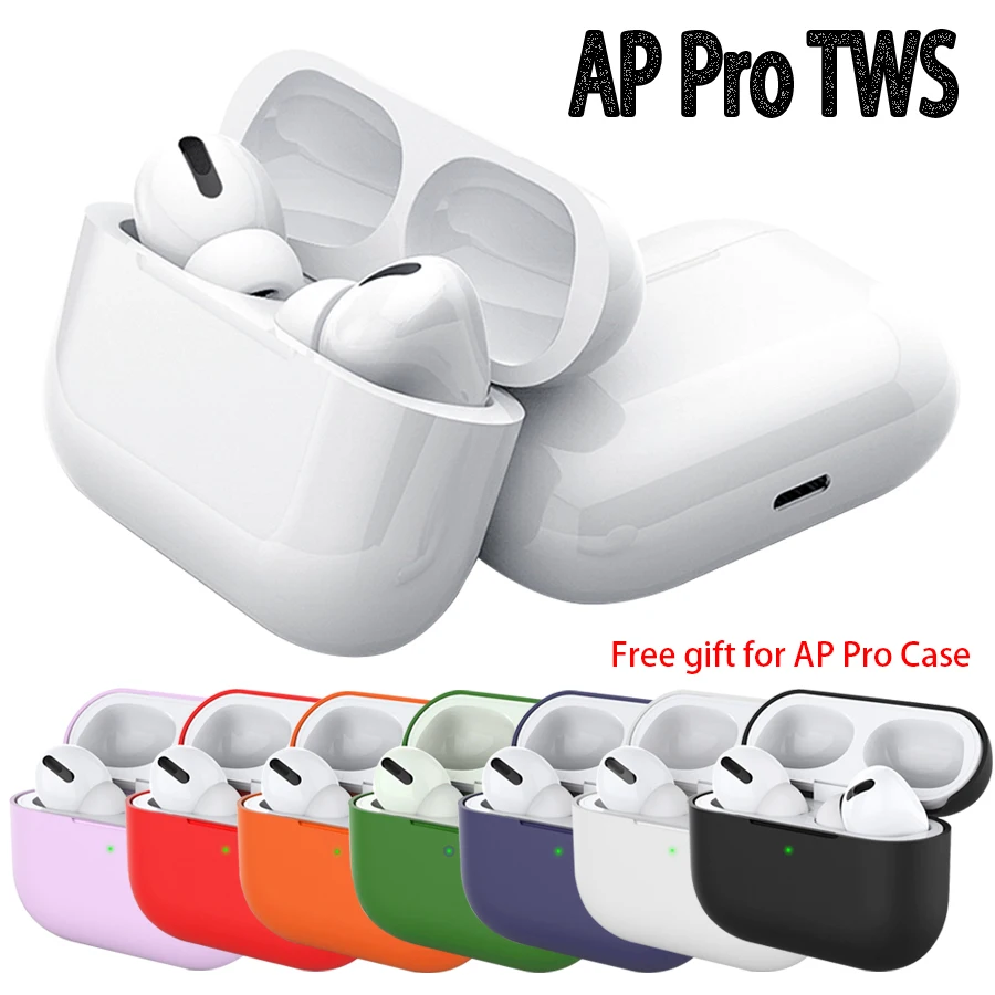 

AP Pro TWS Bluetooth 5.0 Headphone Noise Cancelling Wireless Stereo Earbuds Air 3 Pro Clone 1:1 Not Air i9000 i80 i500 Pro Tws